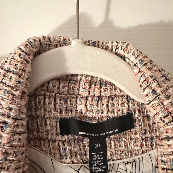 🤍 White House Black Market Tweed Blazer – Size 10 🤍 - Picture 2 of 3
